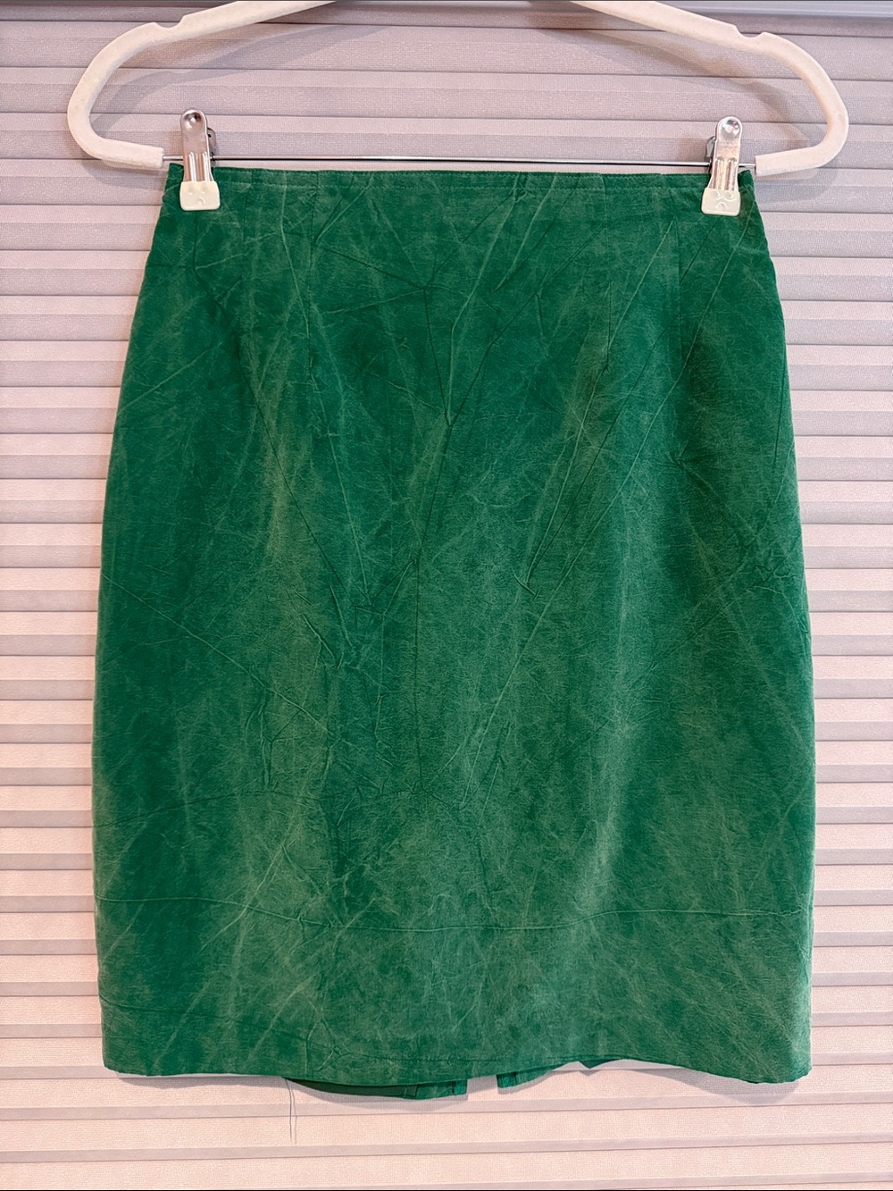 Cache Green Velvet Pencil Skirt